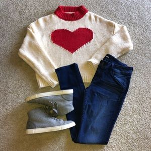 Heart sweater